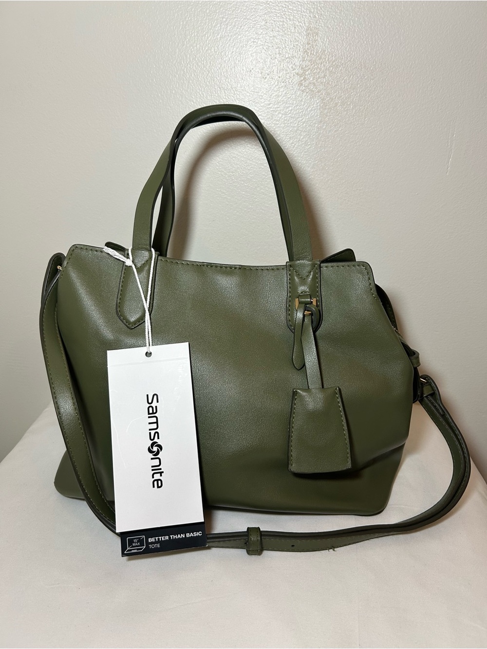 Samsonite purse crossbody olive green NWT